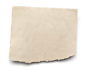 white news paper ripped message background