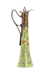 Antique porcelain jar in modern style.