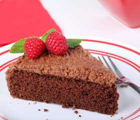 Chocolate Cake Slice