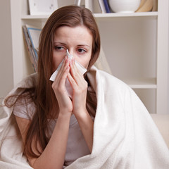 she suffers a cold