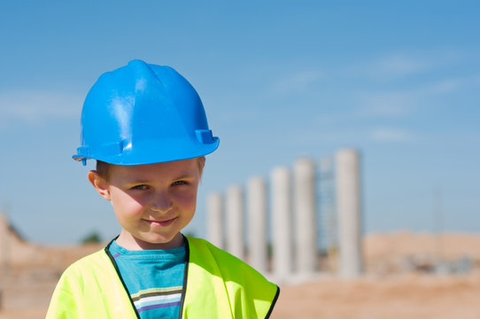 Młody budowniczy