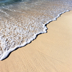 wave and sand