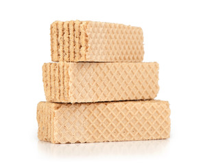 Wafers on a white background