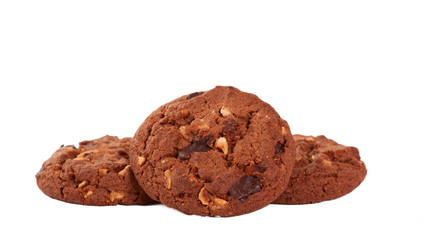Pile of chocolate chip cookies