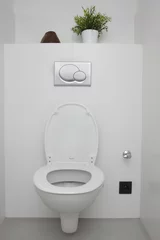 Gordijnen toilettes WC © mariesacha