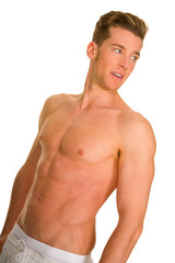 Fototapeta premium bare-chested man