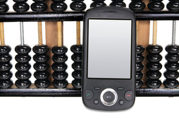 Smart Phone on Abacus