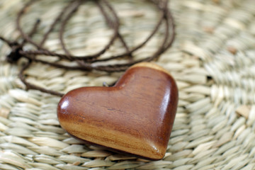 wooden amulet