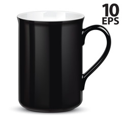 Cup isolated on white. Vector illustration