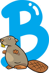 B for beaver