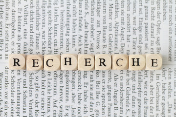 Obraz premium Recherche