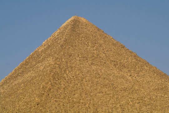 Famous ancient egypt pyramids in Giza Cairo