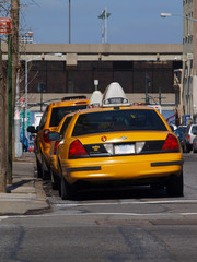 Fototapeta na wymiar Taxi New-Yorkais