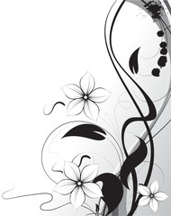 Abstract floral background