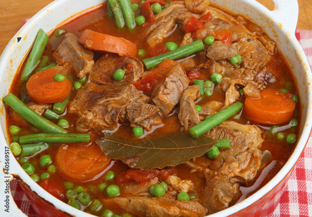 Wall mural french navarin of lamb stew