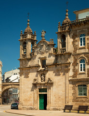 Nice church in the old town of Lugo, Spain