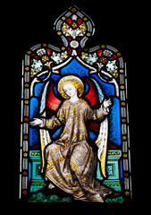 Obraz na płótnie Canvas Religious stained glass window