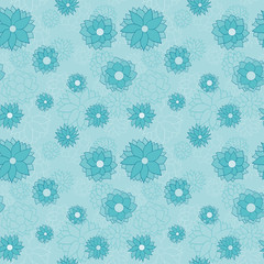 Бесшовный узор с цветами