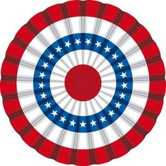 USA flag cockade