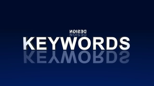Text Rotation - Keywords Design Content Ranking Blau 1