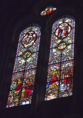 Stained Glass in Lourdes