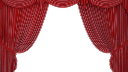 Theater or stage curtain