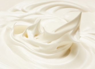 cream meringue for pastry. beaten egg white