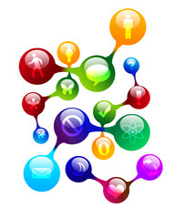 Symbol of social network