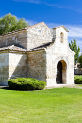 Fototapeta na wymiar Church of San Juan Bautista, Banos de Cerrato,Castile and Leon