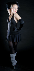 ballet dancer in black clothes © Richard Semik