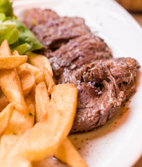 juicy steak beef