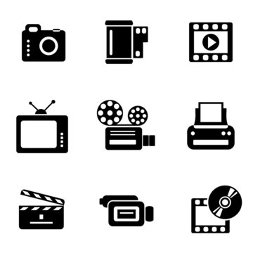 icons of photo and video