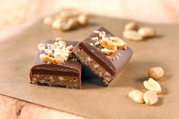 erdnuss-toffee-riegel