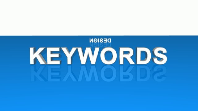 Text Rotation - Keywords Design Content Ranking Blau 2