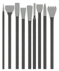 3d render of tool for stonework