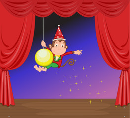 Naklejka premium monkey