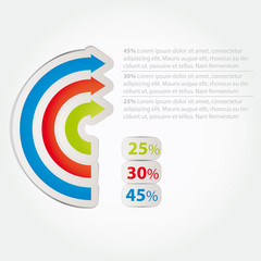 Abstract design elements. Arrows vector illustration