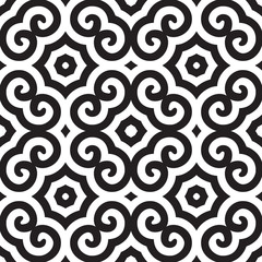 abstract ethnic vector seamless background