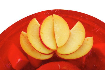 sweet jelly pie and peach