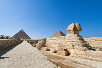 Fototapeta na wymiar Aegypten, Giseh, Sphinx