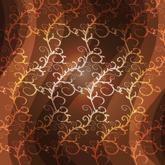 background with curls