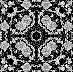 background floral vintage