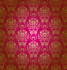 damask seamless floral pattern