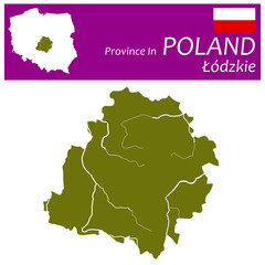 Łódzkie Województwo Province In Poland - obrazy, fototapety, plakaty