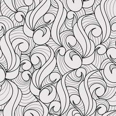 seamless pencil drawing back white abstract pattern