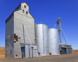 Wheat Granary Storage Palouse Washington State