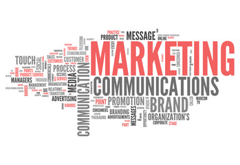 Word Cloud "Marketing Communications"