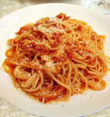 Spaghetti al sugo