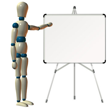 Teaching on white board