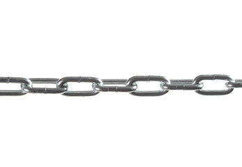 Obraz premium Chain isolated against white background